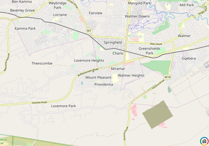 Map location of Salisbury Park